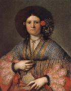 Girolamo Forabosco Portrait of a Venetian Lady oil on canvas
